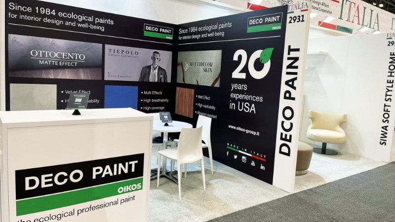 ICFF: success across the Atlantic for Oikos eco-friendly paints