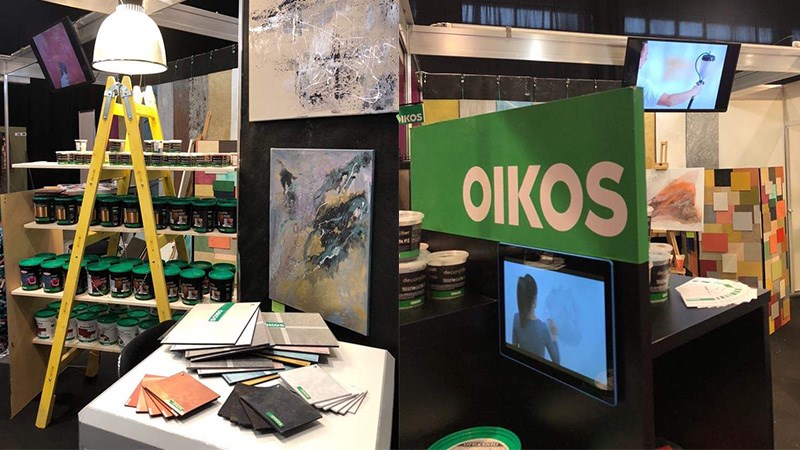 Oikos the ecological decorative paint star of the most important fair in the Hungarian construction