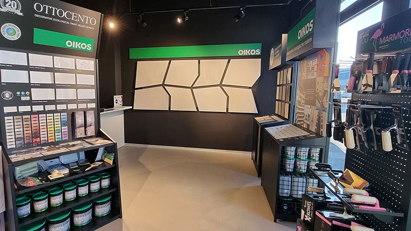 A new ShowRoom only Oikos in Rümlang in Switzerland